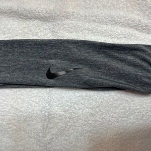 Nike Heather Gray Leggings with Black Swoosh